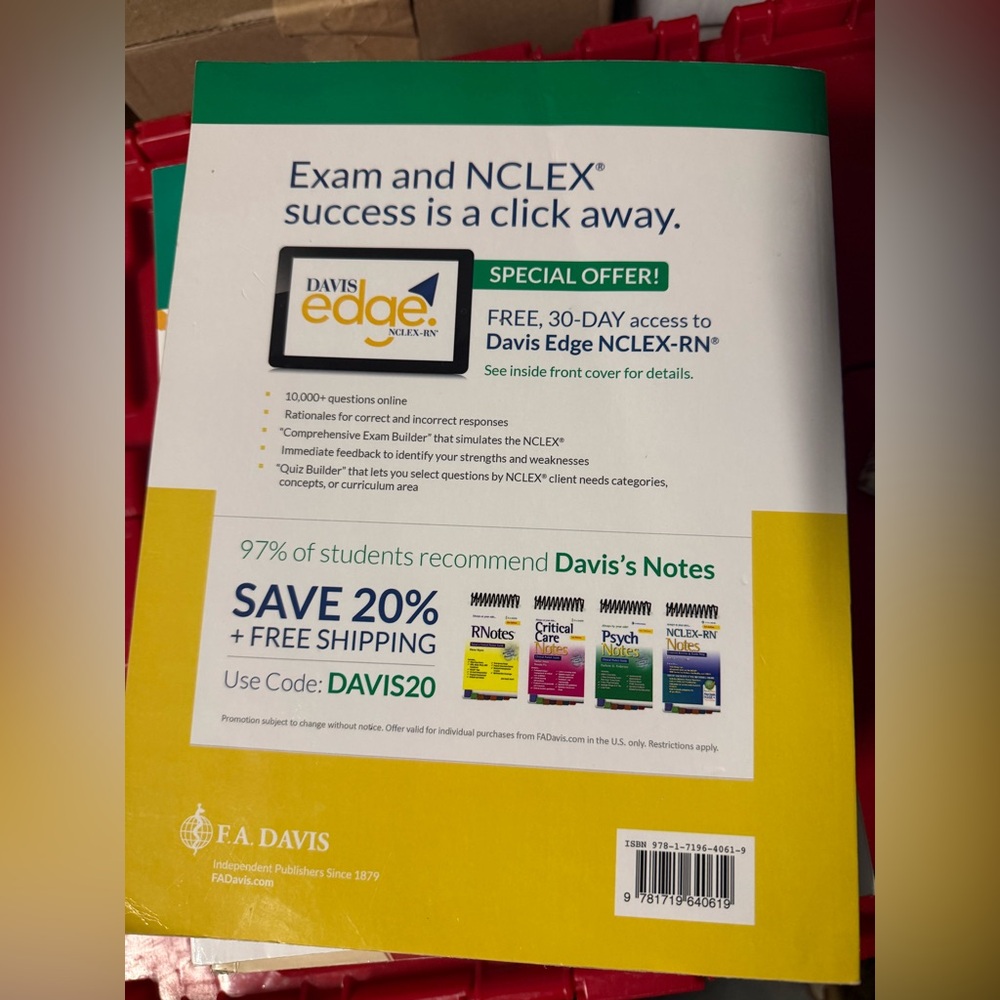 New never used: Psychiatric Mental Health Nursing Success Book - Picture 2 of 3